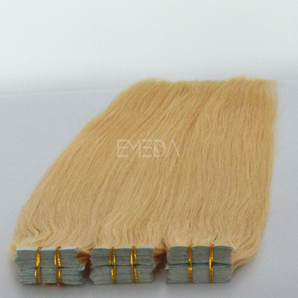 Double side tapped Malaysian hair extensions emeda big sale --lp103